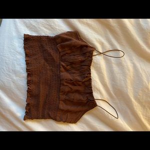 Kendall and Kylie Brown crop top